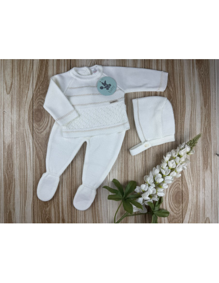 Conjunto Polaina Lana 26C2013 Crudo