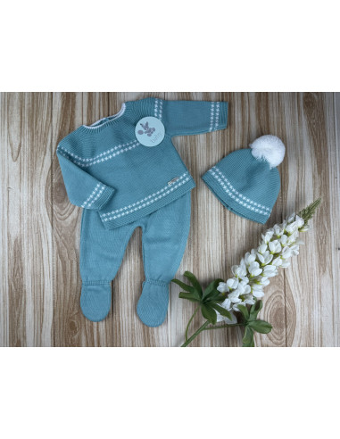 Conjunto Polaina Lana 26C2024 Verde Empolvado