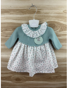 Vestido Lana 26V2706 Verde Empolvado