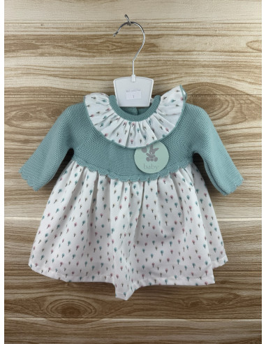Vestido Lana 26V2706 Verde Empolvado