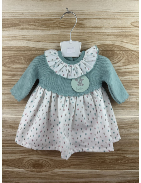 Vestido Lana 26V2706 Verde Empolvado