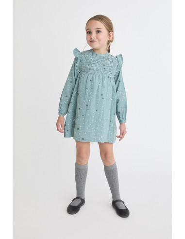 Vestido 363025 Azul Verdoso