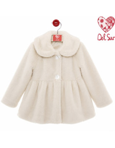 Abrigo Infantil Del Sur "Pelo" Art.4990 Beige
