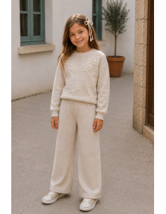 Conjunto Niña Lana AZ3485