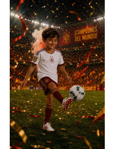PREVENTA Equipación España Blanca 2 Estrellas