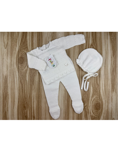 Conjunto Lana 9918 Blanco