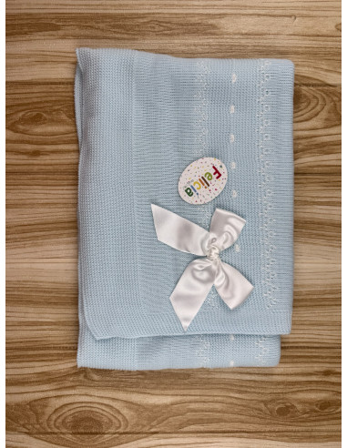 Toca Lana 9981 Celeste/Blanco