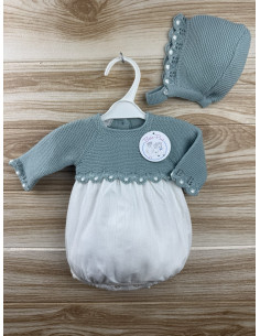 Pelele Lana 26444 Verde empolvado