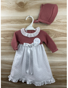 Faldon + Capota 26028 Blush (0-1M)