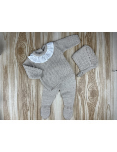 Conjunto Lana 26233 Piedra