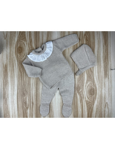 Conjunto Lana 26233 Piedra