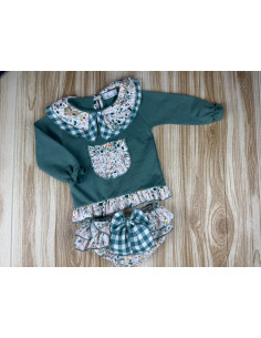 Conjunto Niña Falda Braguita 10985