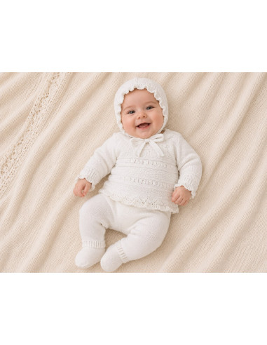 Conjunto Lana 9918 Blanco