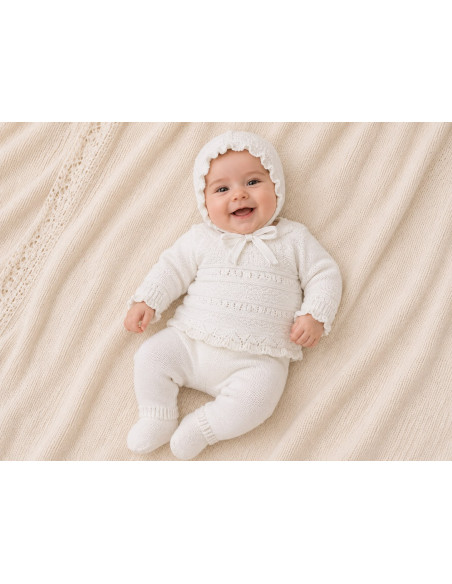 Conjunto Lana 9918 Blanco