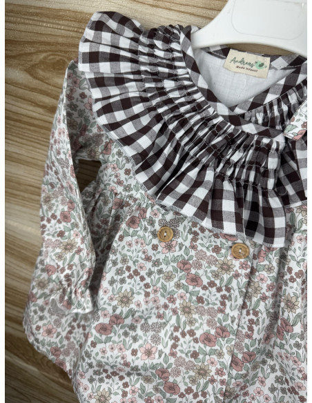Jesusin Cuello Vichy Chocolate 27216
