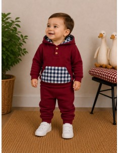 Chándal Niño Burdeos
