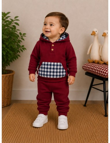 Chándal Niño Burdeos