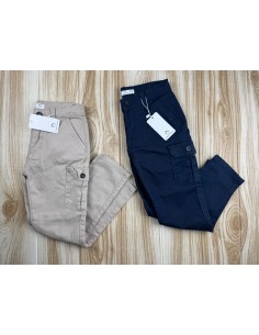 Pantalon Chino Cargo 95061 Leña