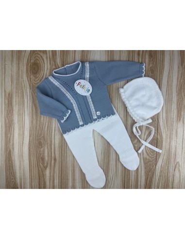 Conjunto Lana AF9905 Azul Empolvado