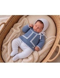 Conjunto Lana AF9905 Azul Empolvado