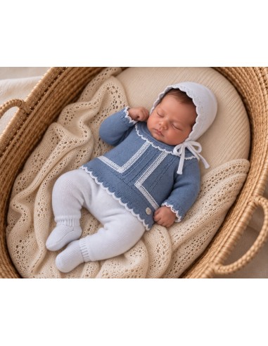 Conjunto Lana AF9905 Azul Empolvado