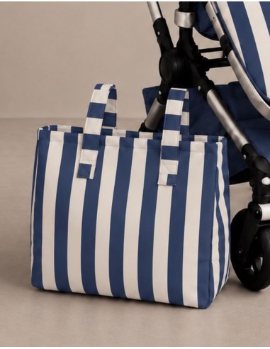 Bolso Carro Rayas Marino