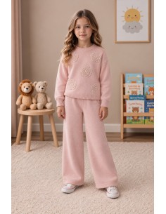 Conjunto Lana Rosa 3488