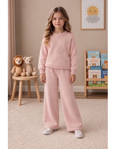 Conjunto Lana Rosa 3488