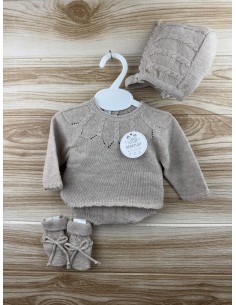 Conjunto Lana 4 Piezas "Familia Campo" 26353 Piedra 2