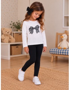 Legging Lazo Vichy Negro