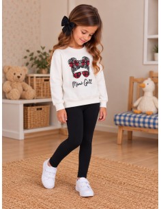 Conjunto Legging Sudadera Mini Girl