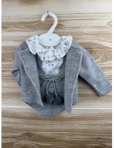 Conjunto Lana 3 Piezas Gris