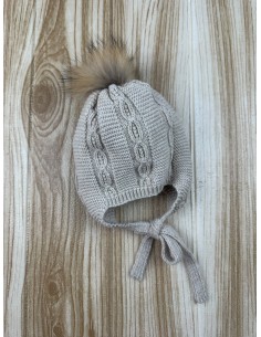 Gorro Lana C25748 Piedra