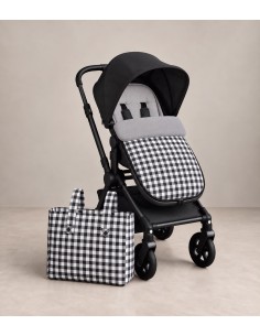 Saco + Bolso Vichy Negro
