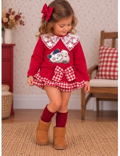 Conjunto Falda Braguita Rojo 10750