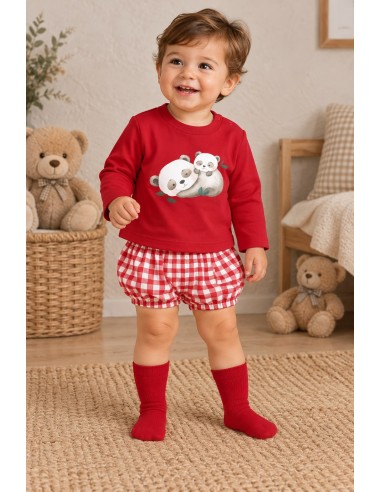 Conjunto Braguita Rojo 10739