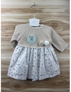 Vestido Lana 26V2702 Piedra