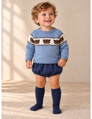 Conjunto Lana 26C2108 Azul