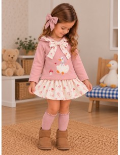 Conjunto Falda Braguita Patito Seta 11044