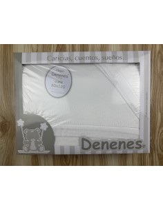Sabana Microlina Plumeti Cuna DM24002 Blanco