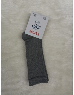 Calcetin Liso JC Algodon Gris medio 52600