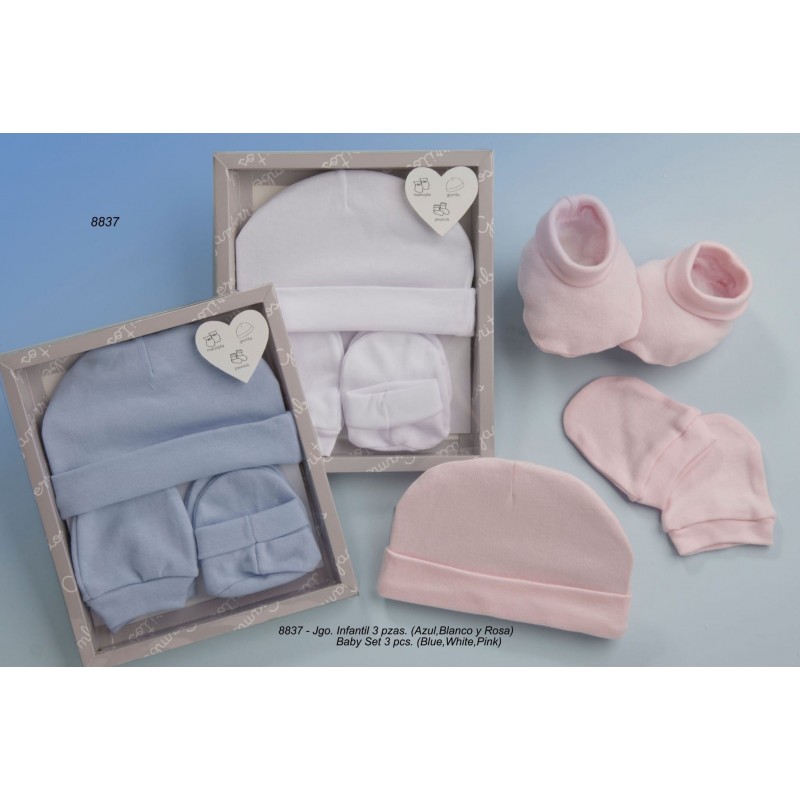 Juego Infantil 3 piezas liso 8837