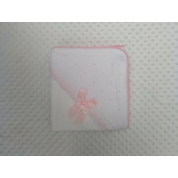 Capa de Baño Lazo Fondo Blanco 80x80 2