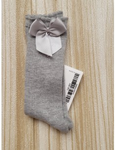 Calcetin Jc Algodon Lazo Gris Claro 55000