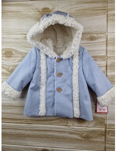 Abrigo Bebe Del Sur Art.3994 "Doble Faz" Celeste