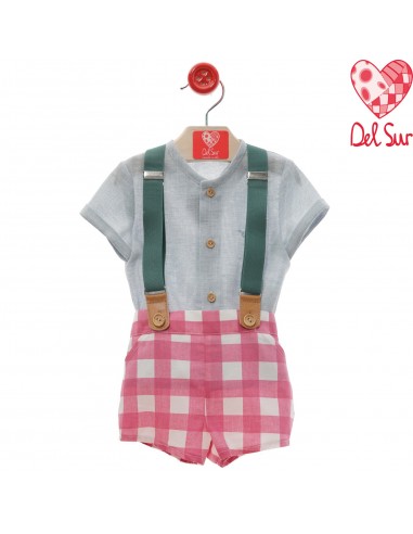 Conjunto Bebe Tirantes Del Sur "Familia Bolonia" Art.0276